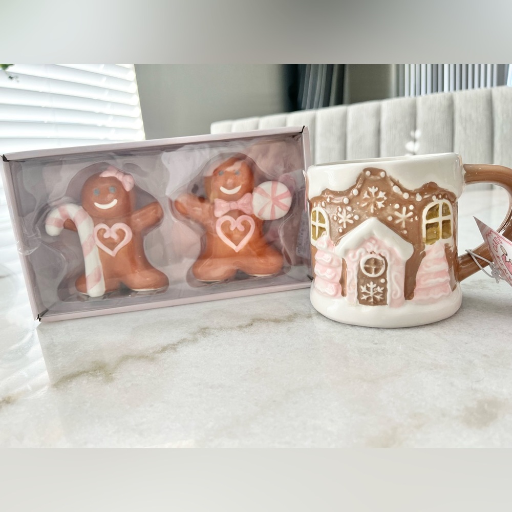 Gingerbread Mug, Salt & Pepper Shakers